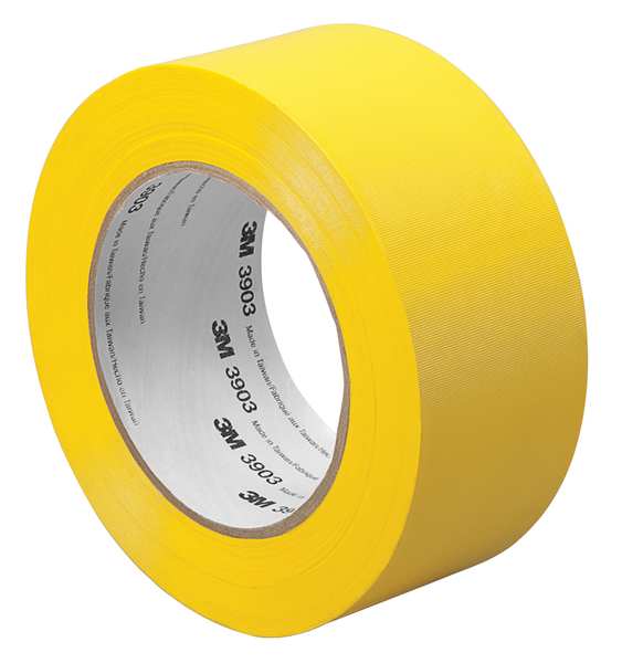 Duct Tape, 4 x 50 yd, 6.5 mil, Yellow, Vinyl