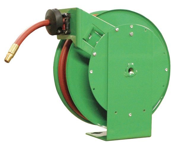 Spring Return Hose Reel, 3/8 in Hose Dia., 50 ft Length, 300 psi