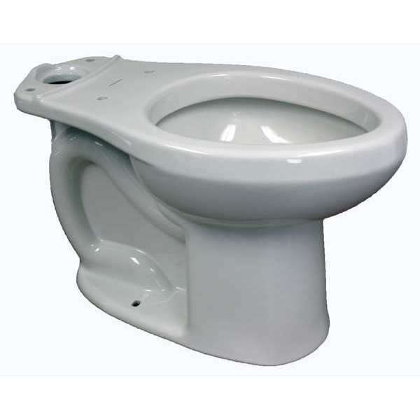 Toilet Bowl, 1.0/1.6 gpf, Gravity Fed, Floor Mount, Elongated, White