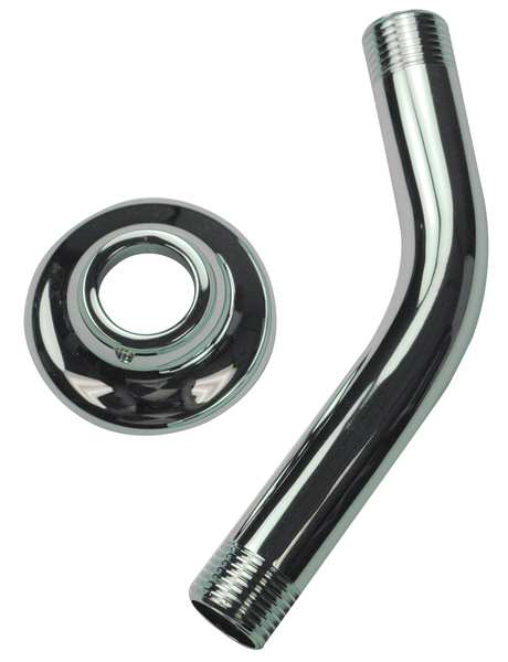 Hampton and Williamsburg, Shower Arm, Polished Chrome