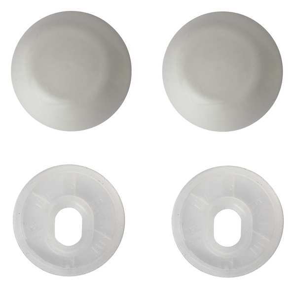 Bolt Cap Kit, Cover, White