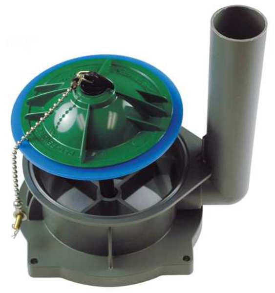 Flush Valve, Champion 4, Grey and Green