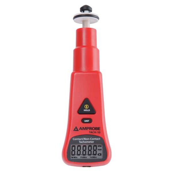 Tachometer, 10 to 99,999 rpm