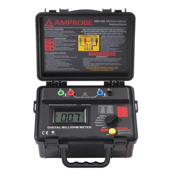 Milli Ohm Meter, 0-2000 Ohms