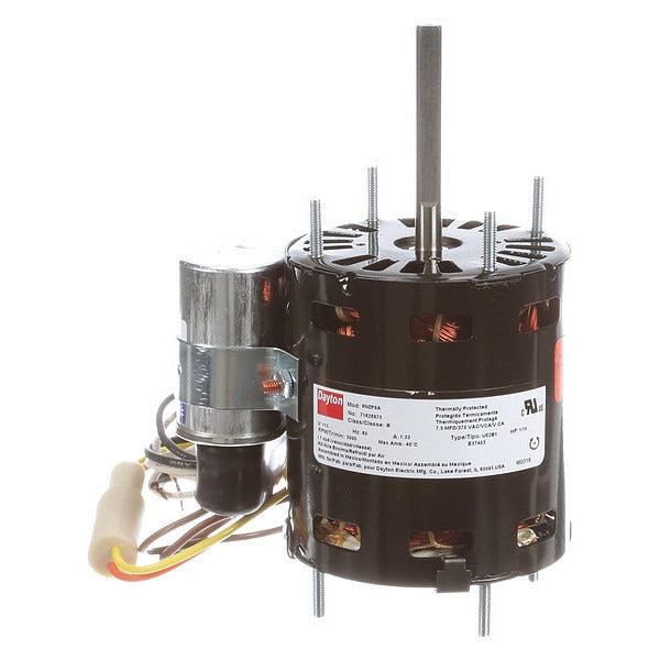 HVAC Motor, 1/10 HP, 3000 rpm, 115V, 3.3