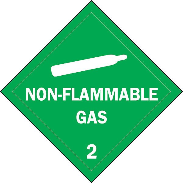 DOT Container Placard, 10-3/4