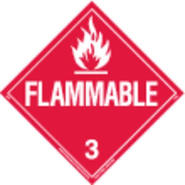 DOT Container Placard, 10-3/4