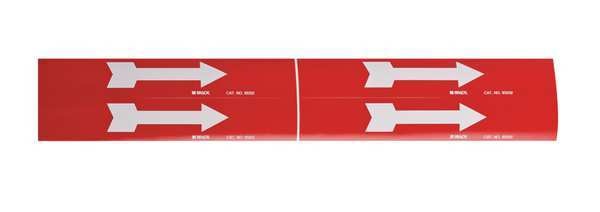 Pipe Marker, Arrow - Single, R, 1to2-1/2 In