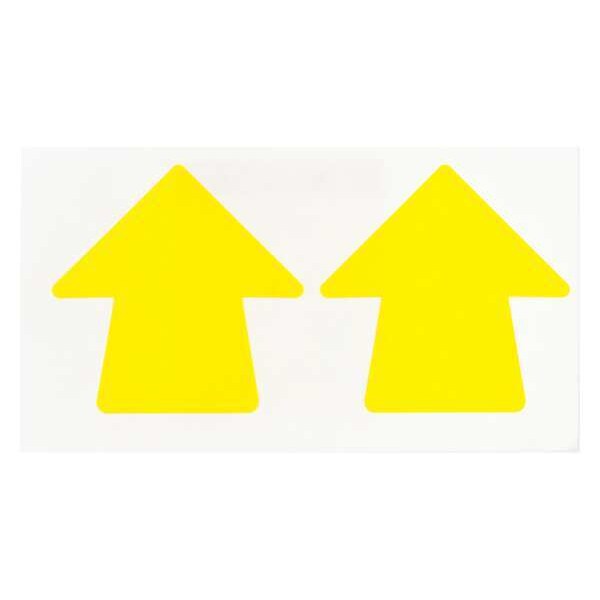 Floor Marking Tape, Arrow, Yellow, PK100