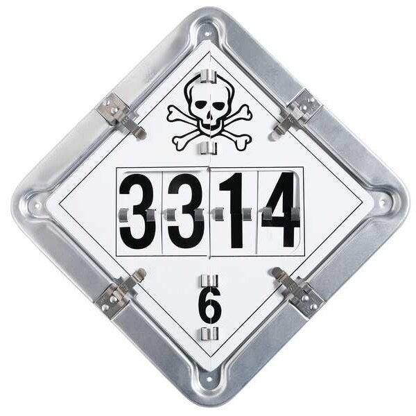 DOT Container Placard, 10-3/4