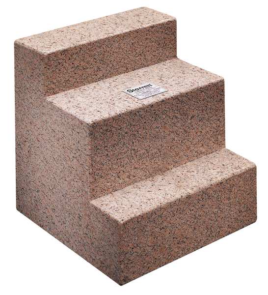 Granite Angle Plate, Pink, 2-Face, A, 4x4x4