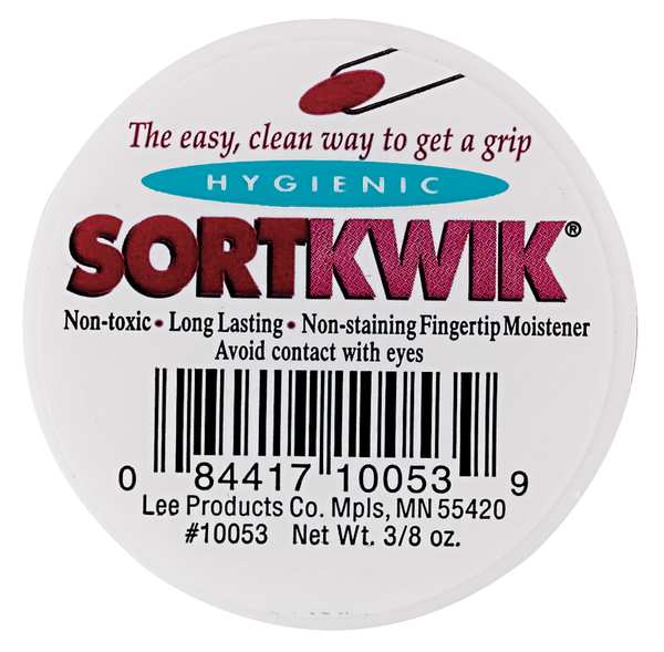 Fingertip Moisteners, 3/8 oz, Pink, PK3
