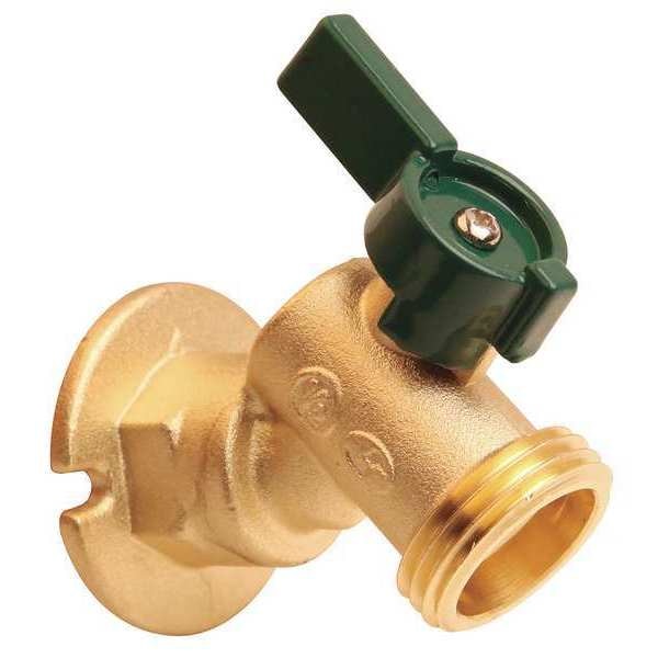 Sillcock, Quarter Turn, Brass, 3/4 NPT