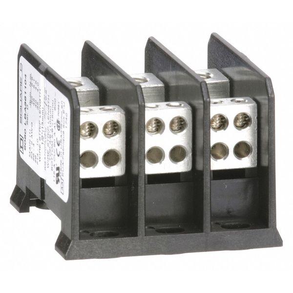 Min Pwr Dist Block, 115A, 3P, 14-2 AWG, 600V