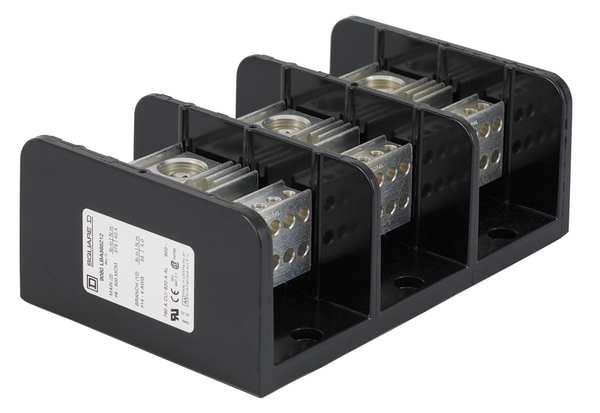 Pwr Dist Block, 350A, 2P, 2/0-10 AWG, 600V