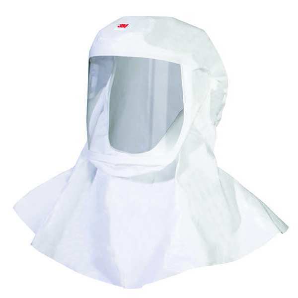 Versaflo Hood With Integrated Head Suspension, White, Size Medium/Large, Pack of 5