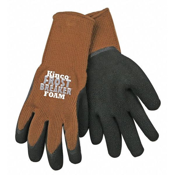 Coated Gloves, L, Brown, PR