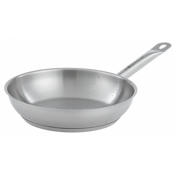 Stainless Steel Fry Pan, 9-1/2 In. Dia.