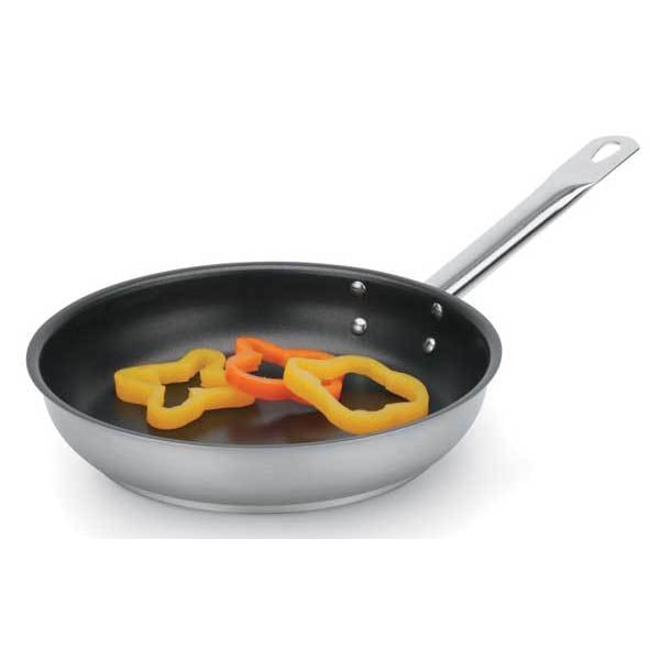 Stainless Steel Fry Pan, 12-1/2 In Dia.