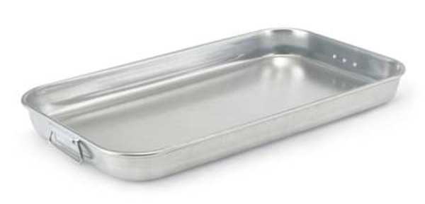 Satin Aluminum Bake and Roast Pan with Handles, 22-7/8