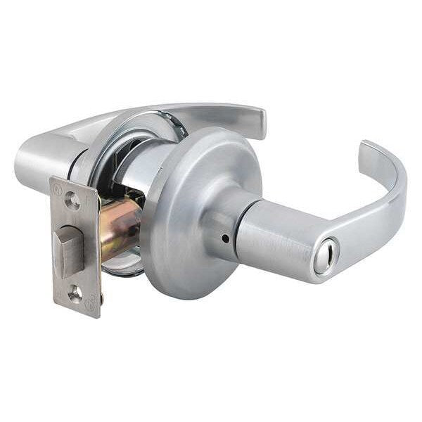 Lever Lockset, Mechanical, Passage, Grd. 2