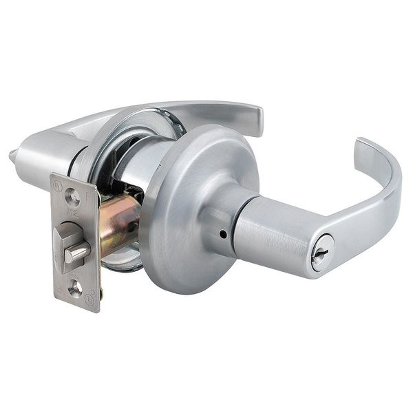 Lever Lockset, Mechanical, Entrance, Grd. 2