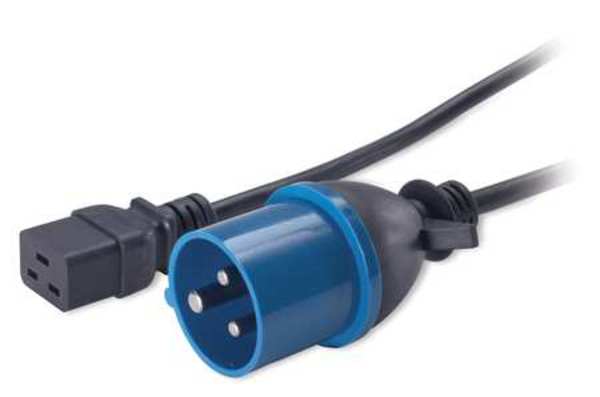 Power Cord, IEC 309 16A, H05VV-F, 8.2 ft., 16A