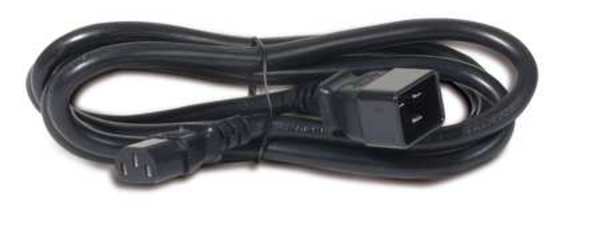 Power Cord, IEC 320 C20, SJT, 6.5 ft., 16A, 12/3