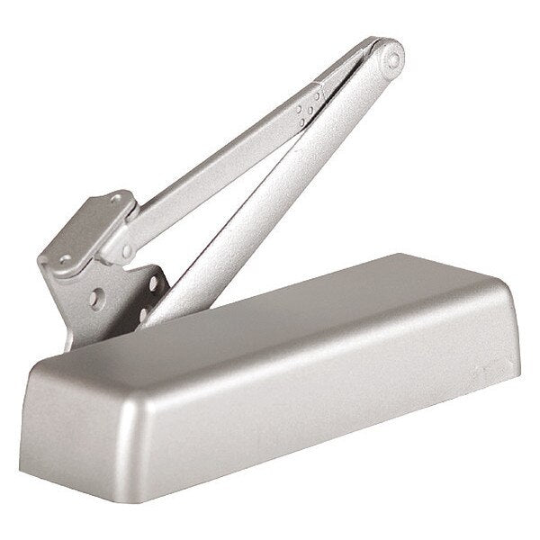 Manual Hydraulic Stanley QDC 100 Door Closer Extra Heavy Duty Interior and Exterior, Silver