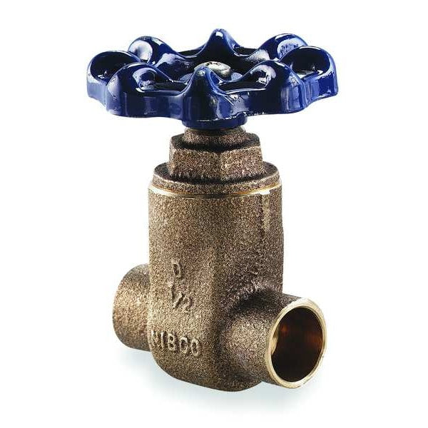 Gate Valve, 1-1/2 In., Solder, Bronze