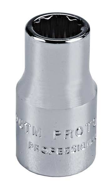 1/4 in Drive, 10mm Triple Square Metric Socket, 12 Points