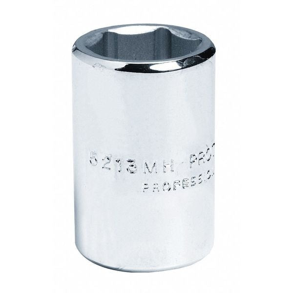 3/8 in Drive, 22mm Hex Metric Socket, 6 Points