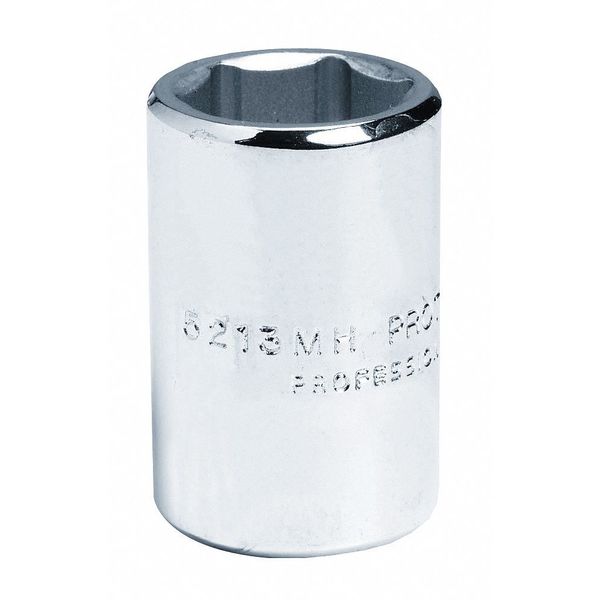 3/8 in Drive, 21mm Hex Metric Socket, 6 Points