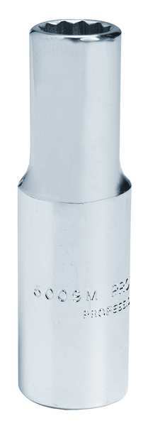 3/8 in Drive, 18mm Triple Square Metric Socket, 12 Points