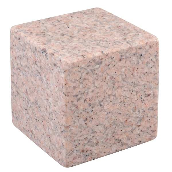 Granite Cube, Pink, 6-Face, AA, 4x4x4