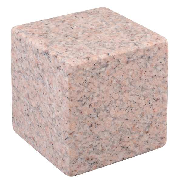 Granite Cube, Pink, 6-Face, AA, 3x3x3