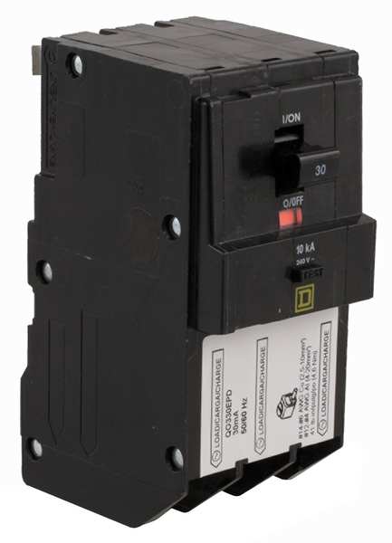Miniature Circuit Breaker, 50 A, 240V AC, 3 Pole, Plug In Mounting Style, QO Series