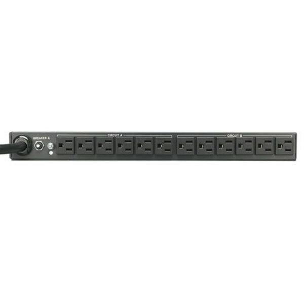 PDU, 30A, 24 Outlet, 15 ft, Black