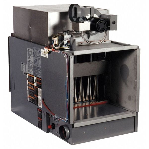 Gas-Fired Duct Furnace, Natural Gas, Power Vent Type, Fan Forced