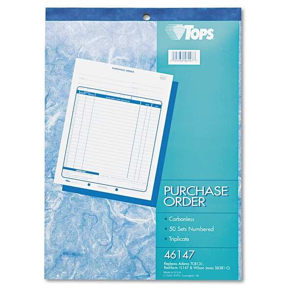 Purchase Order Book, 8-3/8 x 10-13/16
