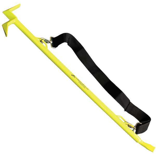 NY Hook, 4 ft. HiViz Lime, w/ Chisel End & Strap