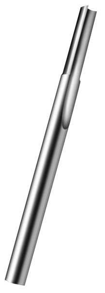 Router Bit, HSS, 1/8 D, 5/8 Cut L, 1 Flute