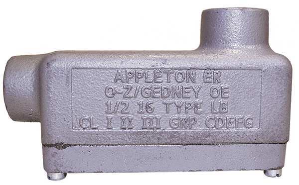 Conduit Outlet Body w/Cover, Iron, LB