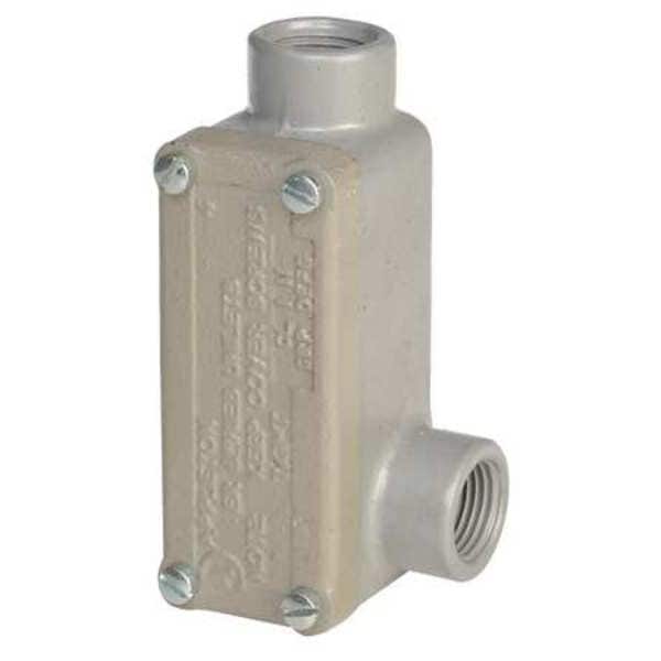 Conduit Outlet Body w/Cover, Iron, LR