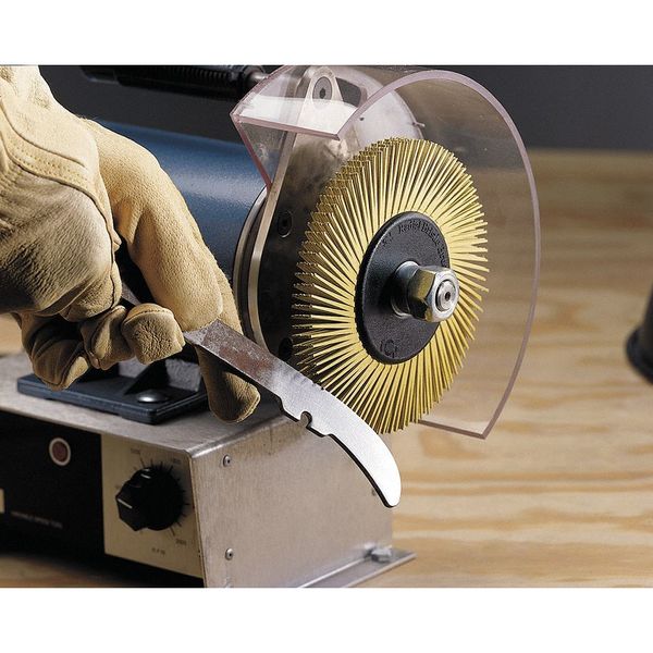 Radial Bristle Brush, T-A, 6 Diax1/2 W, 50G