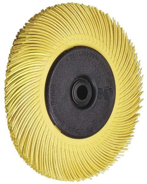 Radial Bristle Brush, T-A, 6 Diax1/2 W, 80G