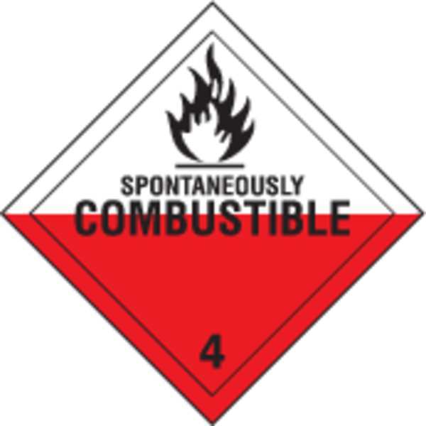 DOT Container Placard, 10-3/4