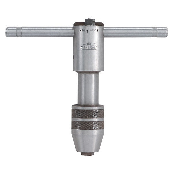 Tap Wrench, Ratcheting, Rev, 0 to 1/4 In