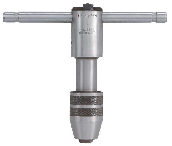 Tap Wrench, Ratcheting, Rev, 12 to 1/2 In