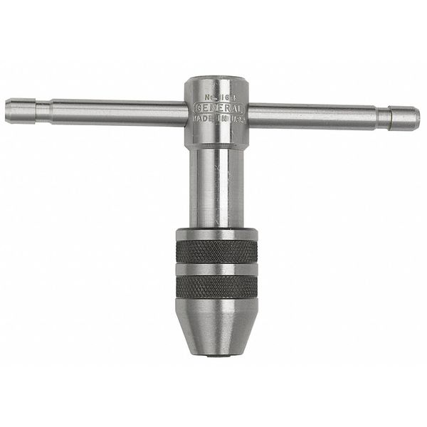 Plain Tap Wrench, Sliding T-Handle, For 0 to 1/4 In Taps